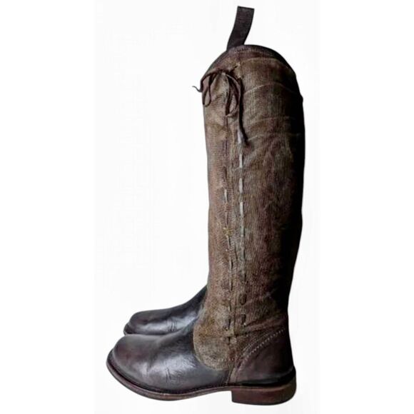 BERNARDO Knee High Work Boot Size 9B - Picture 2 of 9